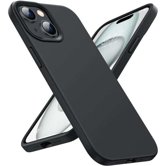 Iphone 15, 6.1 Silicone Case‎ Black (3922) - Picture 1 of 7
